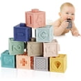 thumbnail image 5 of Juguetes blandos para bebés Building Blocks HUOGUO con diseño en relieve, 5 of 5
