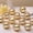 Gold, variant on 48pcs Blue Votive Candle Holders – Glass Tea Light Candles Holder, Standard Votive Size for Regular Votive Candles – Bulk Candle Holder for Summer Weddings, Waterfront Venues, Home Decor