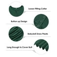 thumbnail image 5 of TIYOMI Plus Size Sparkly Tops For Women Long Sleeve Blouses Green Sequin Dressy Tunics Tops Swing Blouses Pleated Babydoll Loose Fit Fall Tunic XL 14W 16W, 5 of 7
