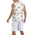 thumbnail image 2 of Naloa Cartoon Koala Basketball Jersey Reversible Men's Mesh Athletic Sports Shirts Training Practice S-4XLX-Large, 2 of 6