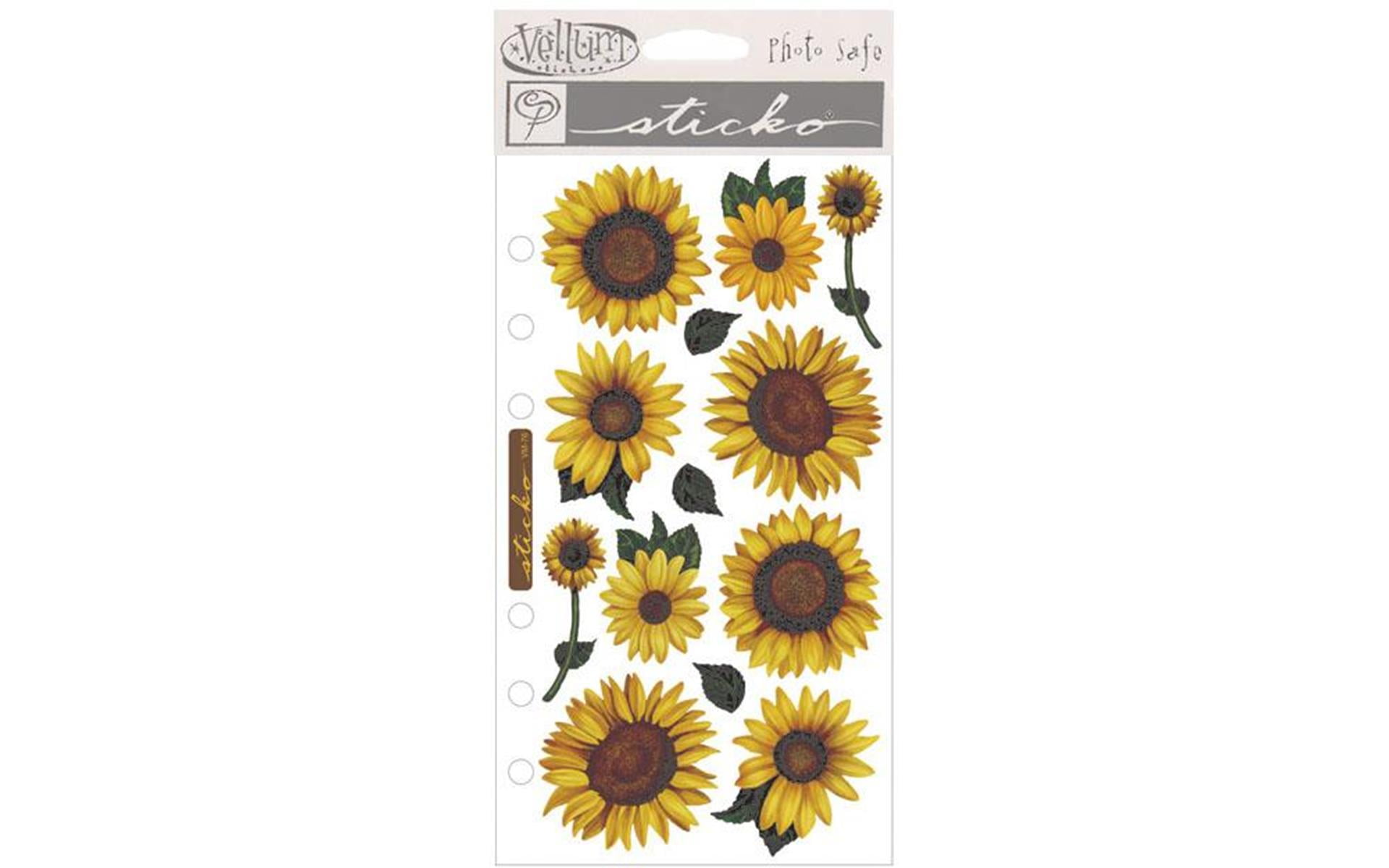 CLEARANCE Sunflower Mixed 65 Small Sticky White Paper Labels ENVELOPE SEALS NEW 