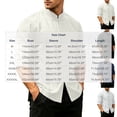 thumbnail image 4 of REZUOFI Mens Chinese Style Stand Collar Short Sleeve Shirt Tang Suit Casual Loose for Cultural Events Daily Wear, 4 of 9