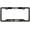 black - Style 1, variant on [Officially Licensed Product] - U.S. Army Retired - Domed Custom-Made Personalized Narrow (Thin) Top 4 Hole Metal Car License Plate Frame with Free caps - Black (Quantity: 1 Frame)