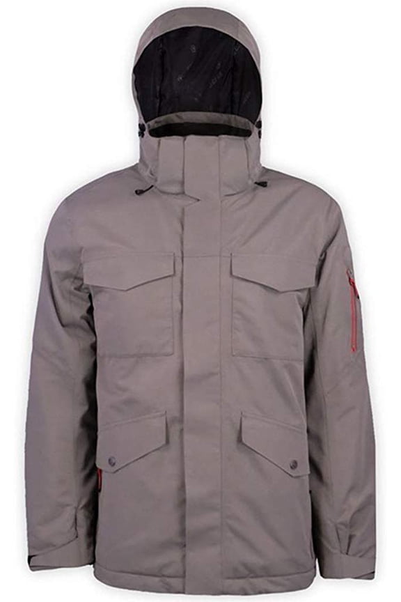 Mens Teton Jacket, Adult, Black, XL