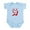 Sky Blue, variant on CafePress - Vintage, Bats Infant Bodysuit - Baby Light Bodysuit, Size Newborn - 24 Months