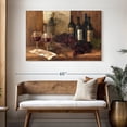 thumbnail image 3 of Elephant Stock Vintage Red Wine Wall Art - Horizontal Canvas Wall Art - Dining Room Wall Decor - Food And Drink Canvas - Brown And Red Decor By Albena Hristova - 48" x 32", 3 of 8