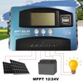 thumbnail image 1 of Controlador de carga solar de 12V/24V con puerto USB Herramientas de interfaz USB (50A), 1 of 9