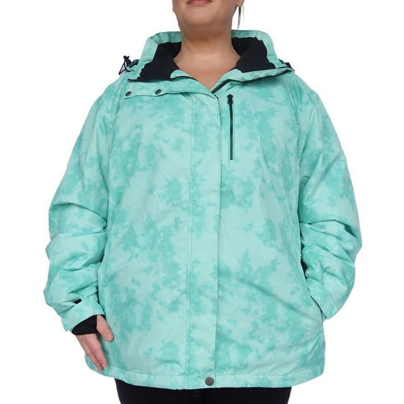 Snow Country Outerwear Women's Plus Size 1X-6X Bevel Insulated Snow Ski Jacket Coat