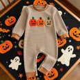 thumbnail image 2 of CAUYDY Clothes for Baby Boys Newborn Sleepers Preemie Long Sleeve Romper Fall Winter Infant Boy Comfy Pajamas Toddler Bodysuit 3 6 9 Months 1T 2T Brown for Sizes 6-12 Months, 2 of 7