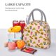 thumbnail image 5 of Fotbe Hamburger Pizza Coke Bolsa de Almuerzo con Estampado, Lonchera Aislada, Contenedor de Comida Reutilizable Tipo Cooler a Prueba de Fugas, 5 of 6