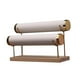 thumbnail image 5 of Exhibidor de pulseras Organizador de pulseras Elegante base de madera Organizador de almacenamiento de pulseras Cuero PU blanco, 5 of 9