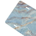 thumbnail image 3 of Yehwow Blue Marble texture design Metal Car Plate Decorative Aluminum License Plate Tag Sign, 3 of 5