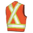 thumbnail image 2 of WORK KING Hi Visibility Vest,2XL,Hi-Vis Orange S31321, 2 of 2
