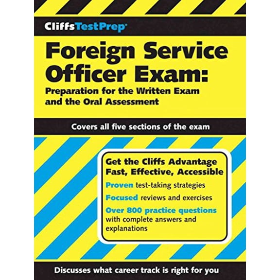 Pre-Owned CliffsTestPrep Foreign Service Officer Exam : Preparation for the Written Exam and the Oral Assessment (Paperback)