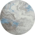 thumbnail image 2 of Addison Rugs Mayfield Premium Machine Washable Transitional Abstract Taupe Round Rug, 8' x 8', 2 of 6
