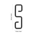 thumbnail image 2 of COMPUKAS Rain Chain Fittings 4Pcs Rectangular Black For Commercial Buildings, 2 of 8