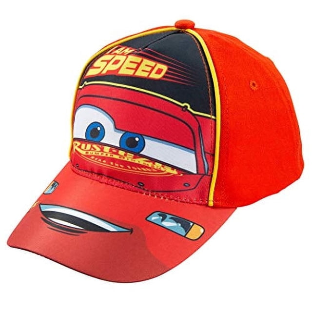 Gorra de béisbol Disney Pixar Cars Lightning McQueen para ni