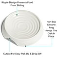 thumbnail image 3 of CatGuru Cat Bowls, Whisker Stress Free Cat Food Bowl, Reliefs Whisker Fatigue, Wide Cat Bowl, Non Slip Cat Food Bowls, Shallow Cat Dish, Cat Feeding & Watering Supplies (Set of 2, Ceramic, White), 3 of 7