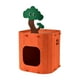 thumbnail image 2 of Cama de gato cama cerrada escondite de gato fácil de ensamblaje de fieltro de fieltro Cabón de la cama de gato Cave para múltiples gatos que descansan 33CMX33CMX26CM, 2 of 9