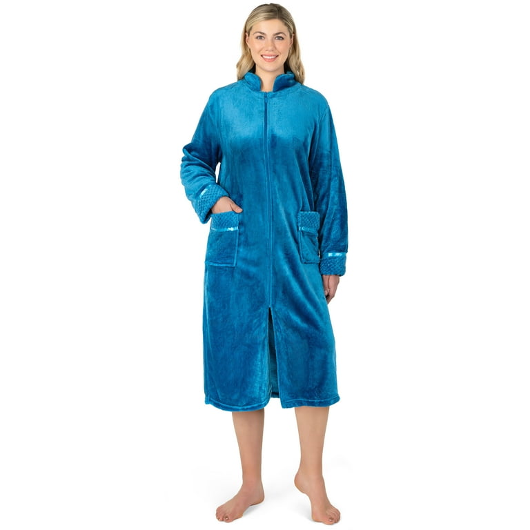 Fleece housecoat deals
