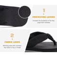 thumbnail image 4 of Colchoneta de yoga KuaiLu para mujer con soporte para el arco, color negro, talla 10, 4 of 8