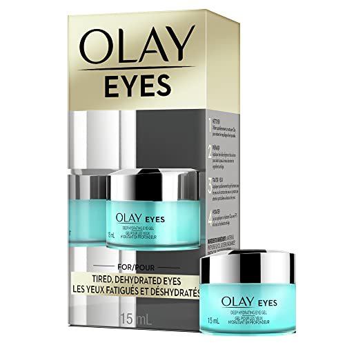 Olay Deep Hydrating Eye Gel with Hyaluronic Acid for Tired Eyes, 0.5 fl