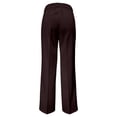thumbnail image 3 of DuoJiaJ High Waisted Wide Leg Casual Trousers For Soft Stretch Palazzo Pants With Pockets Comfortable Everyday Wear Women's Lounge Pants Multicolor M, 3 of 4