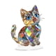 thumbnail image 3 of Estatua de gatos en miniatura Figura decorativa Craft lindo acrílico Ornamento de escultura moderna para la oficina de la oficina del festival Fiesta, 3 of 8