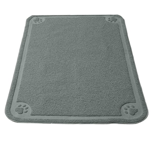 BENCHUAN BENCHUAN Collection Cat Litter Mat for Flooring Protection, Jumbo, Gray, PVC