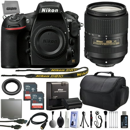 Nikon D810 DSLR SLR Digital Camera with 18:300mm Lens Essential Bundle