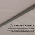 thumbnail image 4 of Sunjoy 10 ft. x 10 ft. Metal Pergola with Canopy Patio Metal Pergolas Gazebos for Backyards, 4 of 10