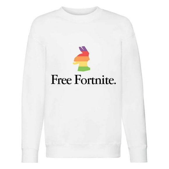 Fortnite Chandail Molletonné Arc-en-Ciel Lama pour Filles