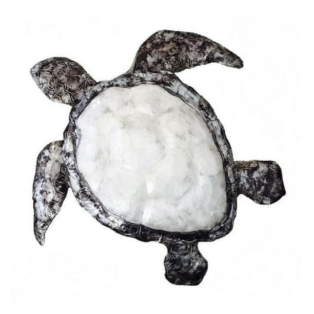 Large Capiz Shell Sea Turtle Wall Decoration 19 5 X 18 Inches New Com - White Turtle Shell Wall Decor Large Capiz Shell Sea Turtle Wall Decoration 19 5 X 18 Inches New Com - White Turtle Shell Wall Decor