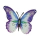 thumbnail image 2 of Esculturas de pared de metal con diseño de mariposas 3D para decoración del hogar Violeta, 2 of 9
