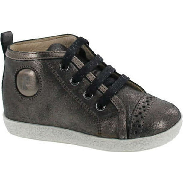speel piano Gevoelig voor stad Falcotto Girls 1587 Lace Up Fashion Walking Shoes, Pewter Peltro, 19 -  Walmart.com