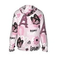 thumbnail image 3 of Uemuo Eiffel Tower and Butterflies Pattern Women's Full Zip UPF 50+ Sun Protection Hoodie Jacket Long Sleeve Sun Shirt Hiking Outdoor Performance with Pockets-3X-Large, 3 of 9