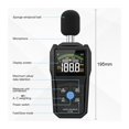 thumbnail image 5 of 30-130dB Noise Meter Display Color Backlit Display Fast Slow Sampling Rate Capacitive Microphone Sound Level Monitor ,Measurement Device, 5 of 7