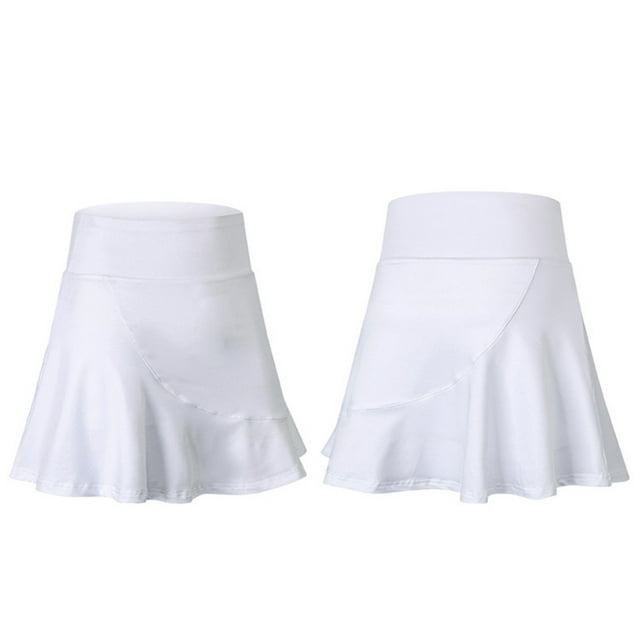 Falda corta deportiva para mujer Falda holgada de dos piezas antipeep y de secado rápido para correr Fitness Culottes Falda de tenis Wmkox8yi FGJ339