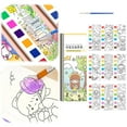 thumbnail image 1 of Mini Paint Pad Mini Paint Pads Watercolor Paint Pad Pocket Watercolor Painting Book Water Color Paint Set Arts Travel Paint Watercolor Coloring Book Set For Adults Boys And G Clearance, 1 of 9