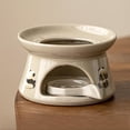thumbnail image 4 of Warmself Delicate Romantic Ceramics Tealight Candle Holder Oil Tart Burner Aroma Diffuser Furnace Home Decoration Cute Panda-1, 4 of 5