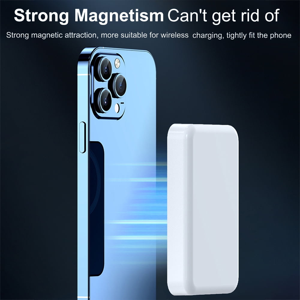 5000mAh Magnetic Wireless Power Bank,Portable 15W Fast Charging Battery Pack Charger Compatible with iPhone 14/13/12 Series