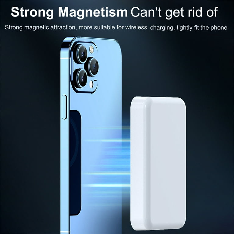 5000mAh 15W Fast Charge Magnetic Wireless Power Bank, Portable Wireless  Charger Power Bank,Compatible with iPhone 14/13/12 Series