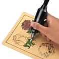 thumbnail image 3 of Colorear Motor Rotary Máquina Shader Pen Corto Aleación de aluminio Liner de piel RCA Interfaz Cuerpo Belleza Herramienta Principiantes Artistas Negro Methold CE001247-01, 3 of 7