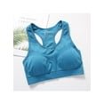 thumbnail image 2 of Women Girls Padded Seamless Bra Vest Tops Rimless Bras Plus Size Shockproof Bra Underwear, 2 of 5