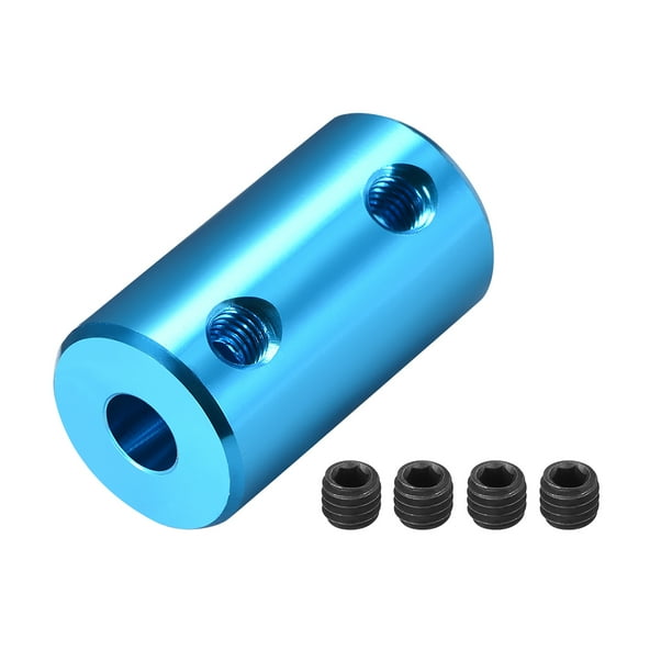 Acoplamiento de eje flexible de 5 mm a 5 mm L25xD14 acoplador rígido de motor paso a paso conecta azul