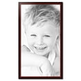 thumbnail image 2 of ArtToFrames 27" x 49" Matte mahogany Diploma Picture Frame, 27x49 inch Brown Wood Poster Frame (WOM-5108), 2 of 7