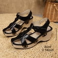 thumbnail image 5 of MKLEKYY Sandalias de Plataforma Zapatos de Playa Zapatillas de Mujer Sandalias Planas de Una Sola Pieza para Vacaciones En La Playa 684, 5 of 5
