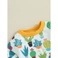 thumbnail image 6 of Suealasg Western Infant Newborn Boys Girls Romper 3M 6M 9M 12M 18M Baby Summer One Piece Clothes Short Sleeve Cactus Print Bodysuit, 6 of 8