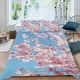 thumbnail image 2 of Flor de Cerezo Conjunto de sábanas temático, trío de piezas, cómodo y amigable con la piel, diseño único, regalo de decoración para el hogar para familiares, amigos y fans,140cm *210cm, 2 of 6