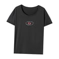 thumbnail image 3 of Camiseta para mujer, camiseta de verano con cuello redondo para mujer, para ir de compras, vacaciones, senderismo XL, 3 of 7